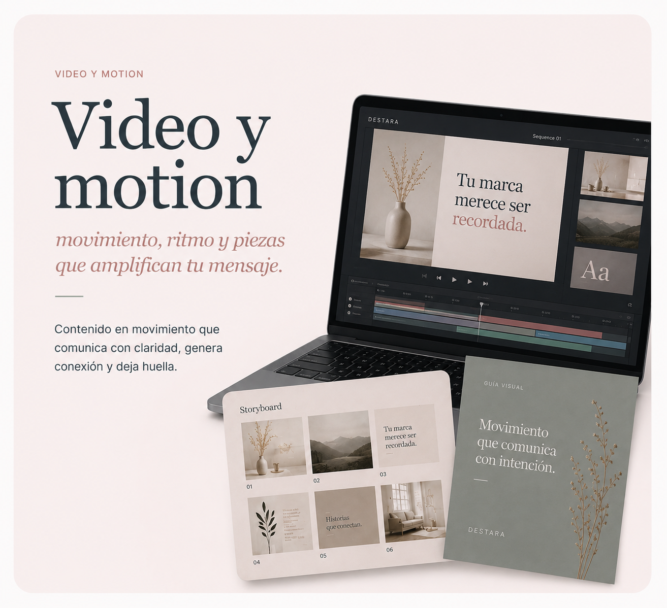 Motion graphics and video editing